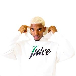 Jaylen Brown 7UICE Hoodie - White, Small - Boston Celtics